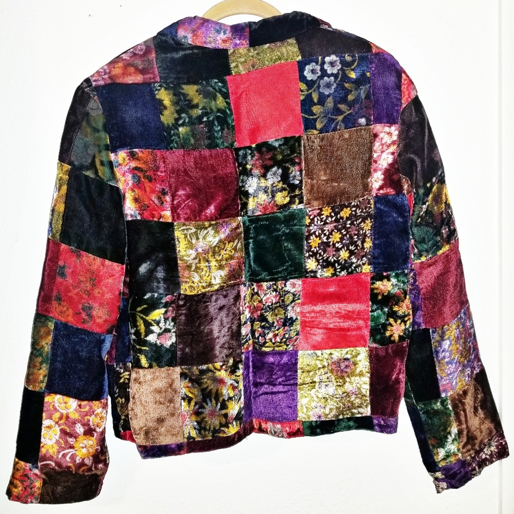 Rare Sharon Endick Patchwork Jacket - Picture 2 of 6